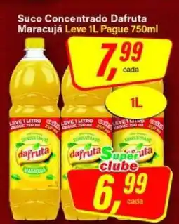 Rede Supermarket Suco Concentrado Dafruta Maracujá oferta