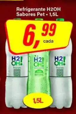 Rede Supermarket Refrigerante H2OH Sabores Pet oferta