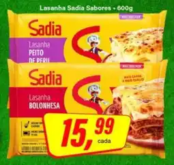 Rede Supermarket Lasanha Sadia Sabores oferta