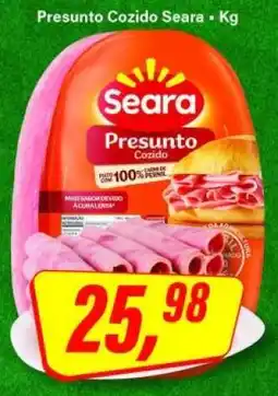 Rede Supermarket Presunto Cozido Seara oferta