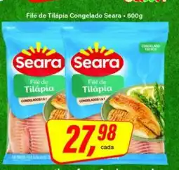 Rede Supermarket Filé de Tilápia Congelado Seara oferta