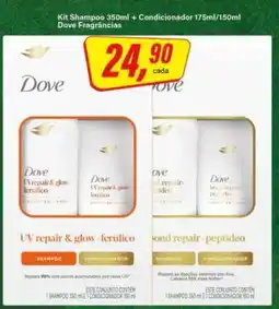 Rede Supermarket Kit Shampoo 350ml + Condicionador 175ml/150ml oferta