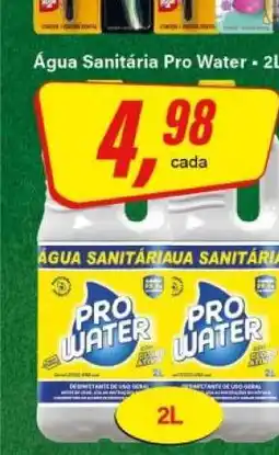 Rede Supermarket Água Sanitária Pro Water oferta