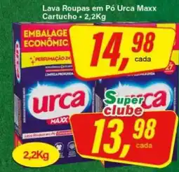Rede Supermarket Lava Roupas em Pó Urca Maxx Cartucho - 2,2Kg oferta