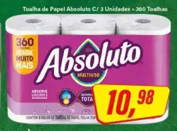 Rede Supermarket Toalha de Papel Absoluto C/ 3 Unidades oferta