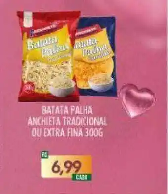 Batata Palha Anchieta Tradicional Ou Extra Fina 300g