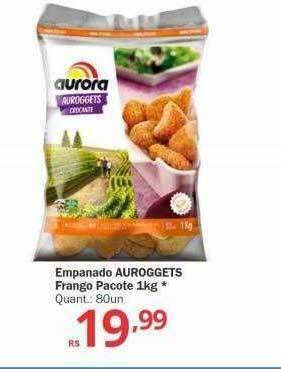 Althoff Supermercados Empanado Auroggets Frango Pacote oferta
