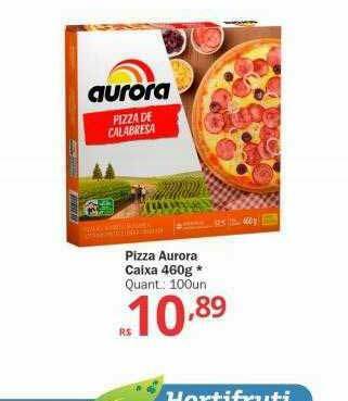 Althoff Supermercados Pizza Aurora Caixa oferta