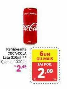 Althoff Supermercados Refrigerante Coca-cola Lata oferta