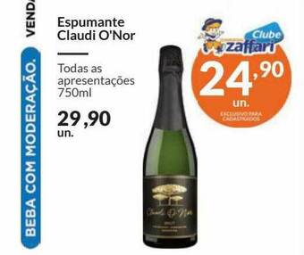 Zaffari Espumante Claudi O'nor oferta