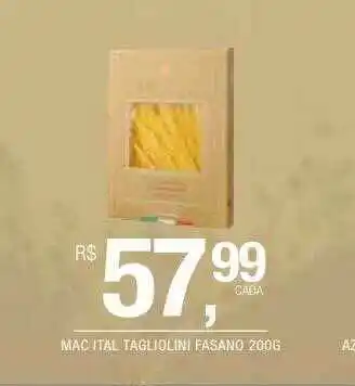 DB Supermercados Mac Ital Tagliolini Fasano oferta