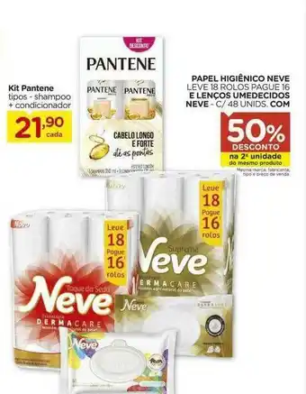 Carrefour Kit Pantene Papel Higiênico Neve oferta