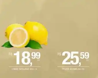 DB Supermercados Limao Siciliano Pitaya Vermelha oferta