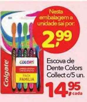 Escova De Dente Colors Collect C- 5 Un