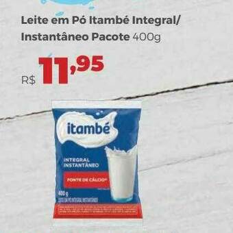 Villarreal Supermercados Leite Em Pó Itambé Integral Instantâneo Pacote oferta