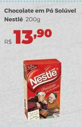 Villarreal Supermercados Chocolate Em Pó Solúvel Nestlé oferta