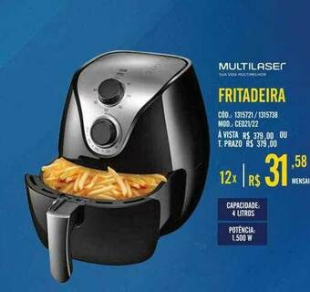 Zema Multilaser Fritadeira oferta