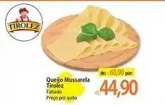 Atacadão Tirolez - queijo mussarela oferta