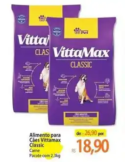 Atacadão Vittamax - alimento para cães classic oferta