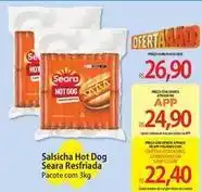 Atacadão Seara - salsicha hot dog oferta