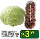 Muffato Tâmara deglet nour delizza bandeja ou repolho verde oferta
