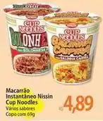 Atacadão Nissin - macarrão instantâneo cup noodles oferta