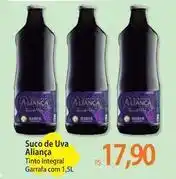 Atacadão Aliança - suco de uva tinto integral oferta