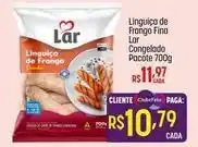 Muffato Lar - linguiça de frango fina congelado oferta
