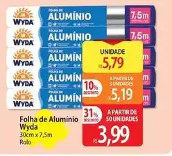 Atacadão Wyda - folha de aluminio oferta