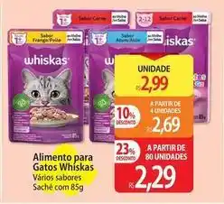 Atacadão Whiskas - alimento para gatos oferta