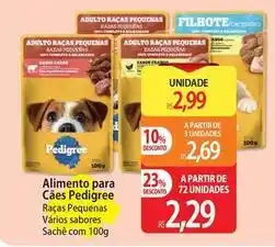 Atacadão Pedigree - alimento para cães oferta