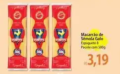 Atacadão Galo - macarrão de sêmola oferta