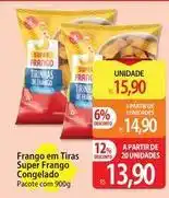 Atacadão Pacote - frango em tiras super frango congelado oferta