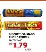 Assaí Atacadista Tuc's - biscoito salgado sabores oferta
