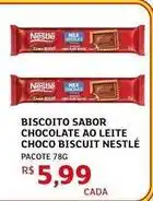 Assaí Atacadista Nestlé - biscoito sabor chocolate ao leite choco biscuit oferta