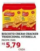 Assaí Atacadista Vitarella - biscoito cream cracker tradicional oferta