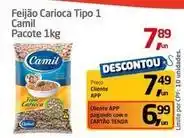 Tenda Atacado Camil - feijão carioca tipo 1 oferta