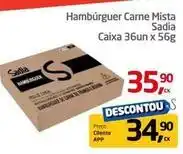 Tenda Atacado Sadia - hambúrguer carne mista oferta
