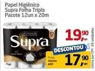 Supra - papel higiênico folha tripla