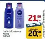 Tenda Atacado Nivea - loção hidratante oferta