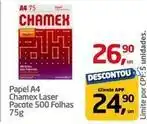 Tenda Atacado Chamex - papel a4 laser oferta