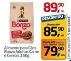 Tenda Atacado Bonzo - alimento para cães adultos carne e cereais oferta