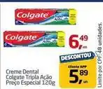 Tenda Atacado Colgate - creme dental tripla ação oferta
