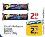 Tenda Atacado Trakinas - biscoito recheado sabores oferta