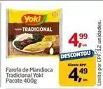 Tenda Atacado Yoki - farofa de mandioca tradicional oferta