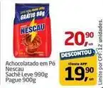 Tenda Atacado Nescau - achocolatado em pó leve 990g pague 900g oferta