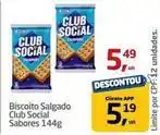 Tenda Atacado Club social - biscoito salgado oferta