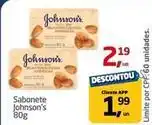Tenda Atacado Johnson's - sabonete oferta