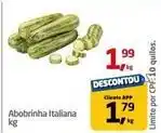 Tenda Atacado Italia - abobrinha na oferta