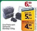 Tenda Atacado Sem semente - uva preta sem semmente bandeja oferta